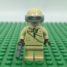 LEGO Indiana Jones Minifigure - Fighter Pilot - 77012 iaj048 Last Crusade