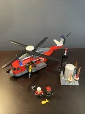 LEGO City: Fire Helicopter (60010) - 100% Complete W/ Manual & Minifigs