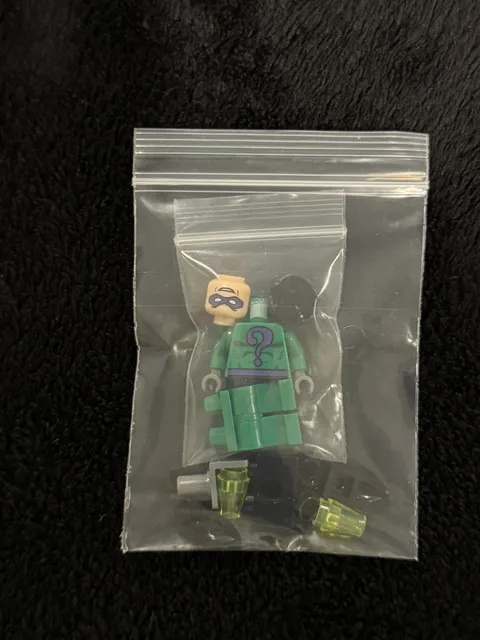 LEGO The Riddler Minifigure Bat023 Pristine Brand New Never Assembled