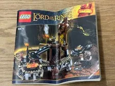 Lego Lord of the Rings 9476 The Orc Forge Instruction Manual No Bricks