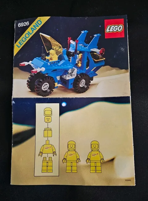 LEGO Legoland Instruction Manual 6926 Vintage Space