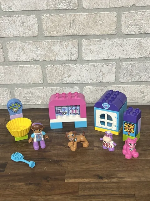 LEGO DUPLO Disney Doc McStuffins' Hippo Pet Vet Care 10828 Set Retired 2016