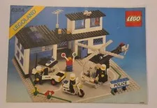 Lego #6386 Police Command Base Instructions - 1986 Legoland