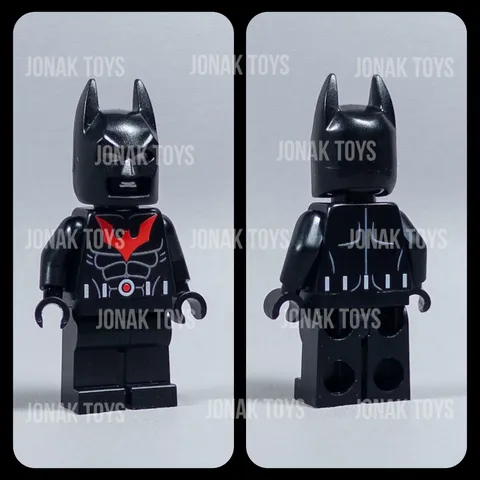 LEGO Batman Beyond Gotham Custom Figure 2014 Style w/ Genuine Cowl