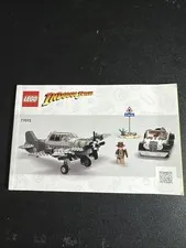Lego 77012 Indiana Jones Fighter Plane Chase Instruction Manual Only