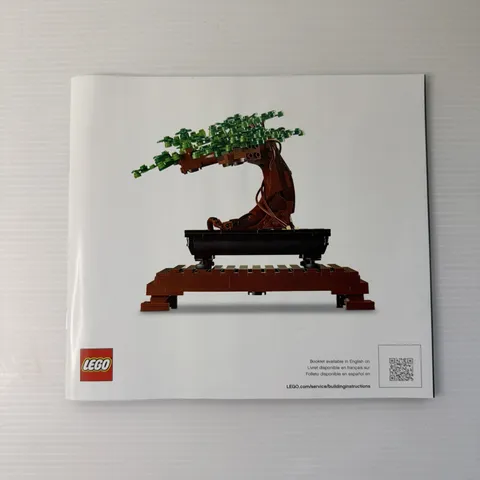 Lego Bonsai Tree 10281 Instruction BOOKLET Manual ONLY