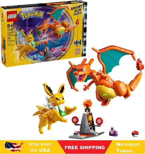 LEGO Pokémon SMART Play: Charizard vs. Jolteon Ultimate Battle - All-in-One Set