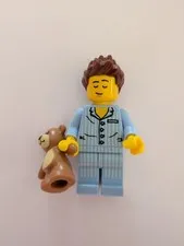 8827 Lego Complete Sleepyhead collectible Minifigure Series 6 figure with bear