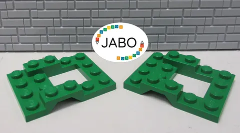 (B8/3/3) LEGO 4211 Chassis 4 x 5 Green