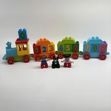 LEGO DUPLO 10847 Number Train –Complete Retired Set with Minifigs Dream Toy 2017