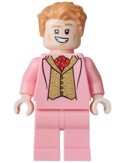 LEGO® Minifig hp625 - Gilderoy Lockhart - Warm Pink Suit
