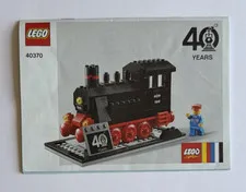INSTRUCTION MANUAL ONLY LEGO Trains 40th Anniversary Set (40370)