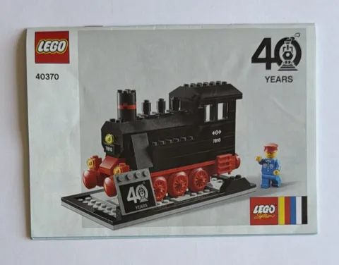 INSTRUCTION MANUAL ONLY LEGO Trains 40th Anniversary Set (40370)