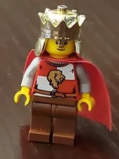 Lego cas482  Kingdoms Lion King Quarters Minifigure Lion + Crown