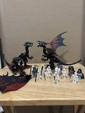 LEGO Castle - Fantasy Era Bulk Lot Dragons & Skeleton Minifigures