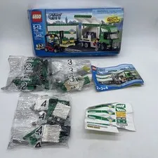 LEGO 7733 Truck & Forklift Cargo Semi Truck  Transport 2008 SE Missing Bag 1