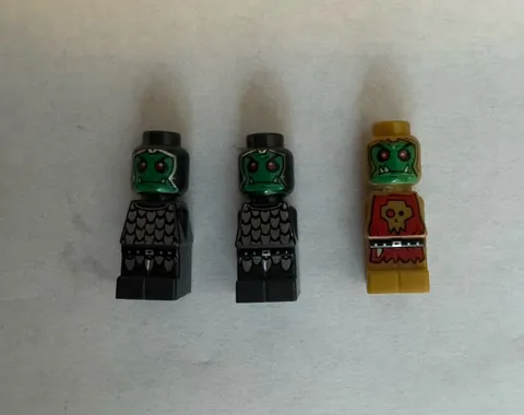 Lego Heroica  3860 Microfigure Lot Of 3 Monsters