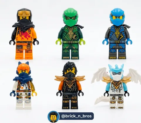 LEGO Ninjago Dragons Rising Minifigures YOU CHOOSE Lloyd Nya Cole Zane Sora Arin
