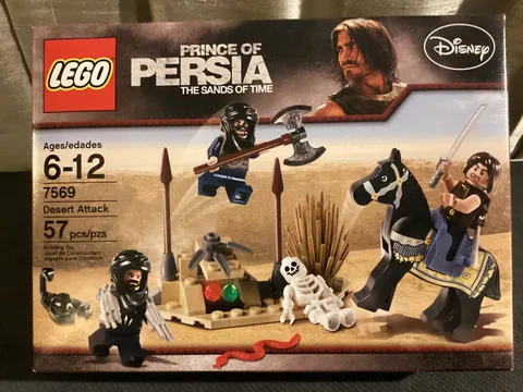 Lego Prince of Persia Desert Attack 7569 Horse Skeleton Scorpion Headdress 2010