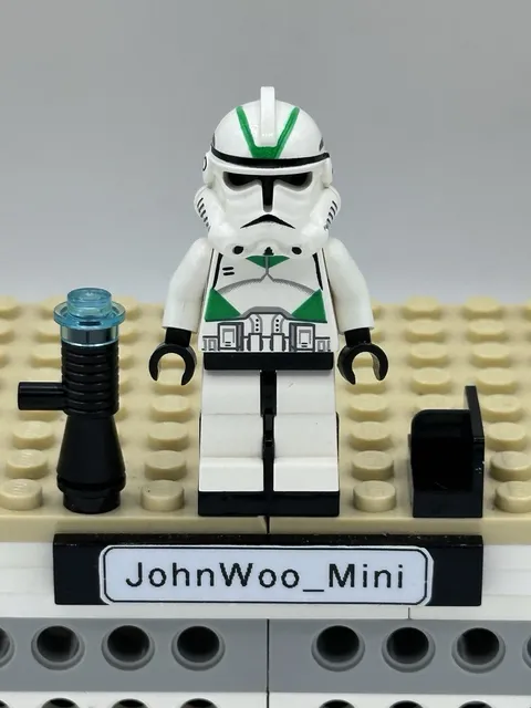 2005 LEGO Star Wars 442nd Siege Battalion Trooper Minifigure sw0129 (EX Cond)