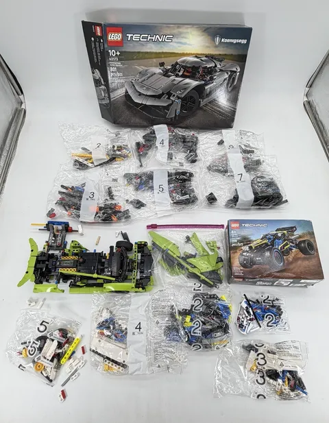 LEGO Technic 42137 Koenigsegg 42164 Buggy 42161 Huracan Car Lot New Bags (READ)