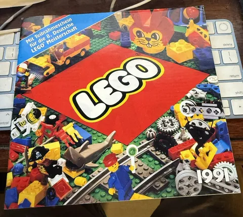 LEGO Vintage 1991 Catalog from Germany