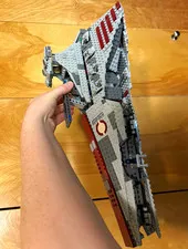 LEGO Star Wars 8039 Venator-Class Republic Cruiser Clone Wars Near Perfect