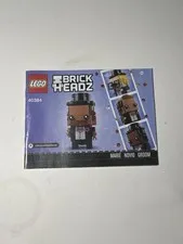 Lego 40384 BrickHeadz Wedding Groom INSTRUCTIONS ONLY