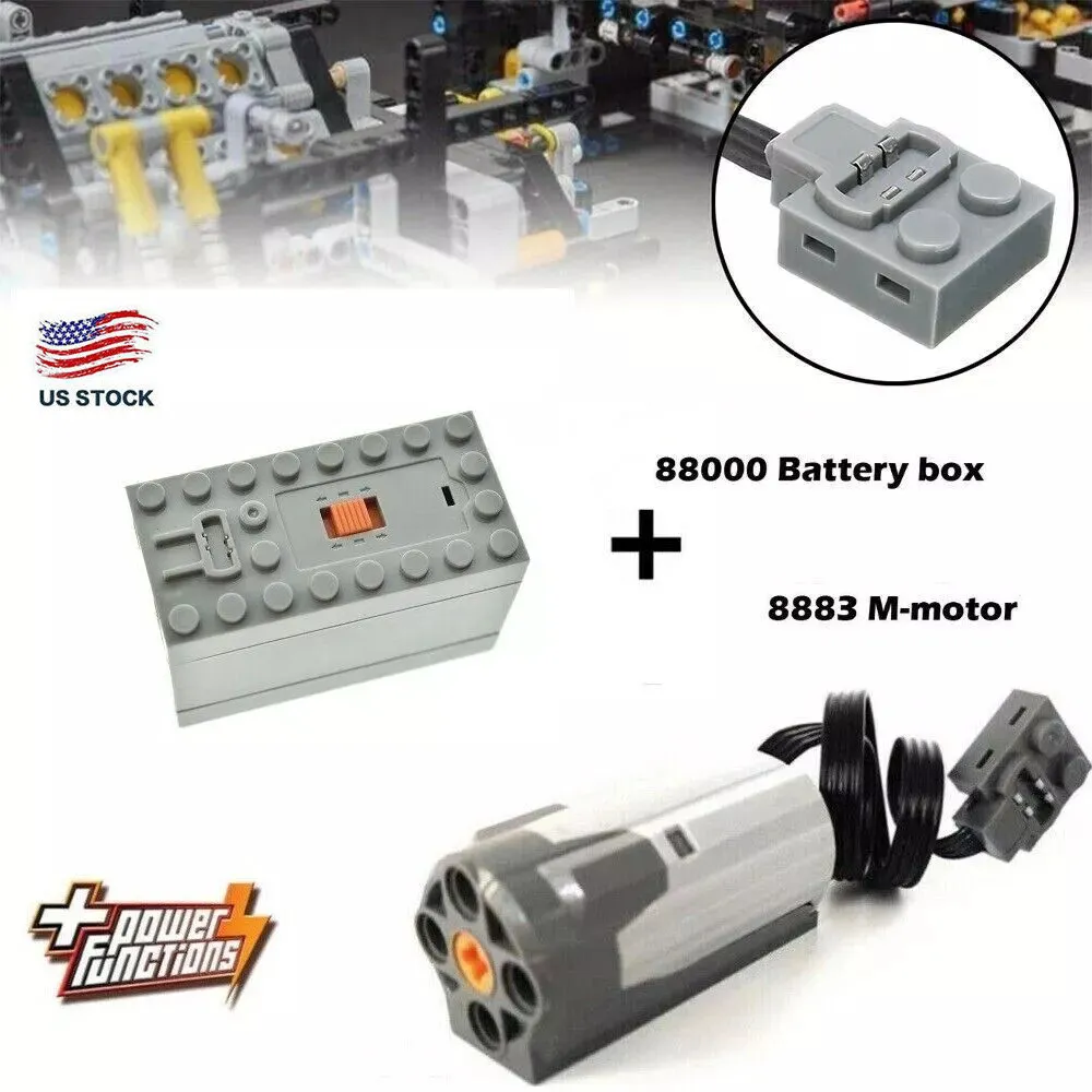 88000 Battery Box M-motor 8883 Electric Train Power Functions For LEGO Block Toy