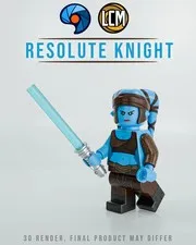 LEGO Baggles Studios x LCM Resolute Knight Aayla Secura | NEW Custom Minifigure