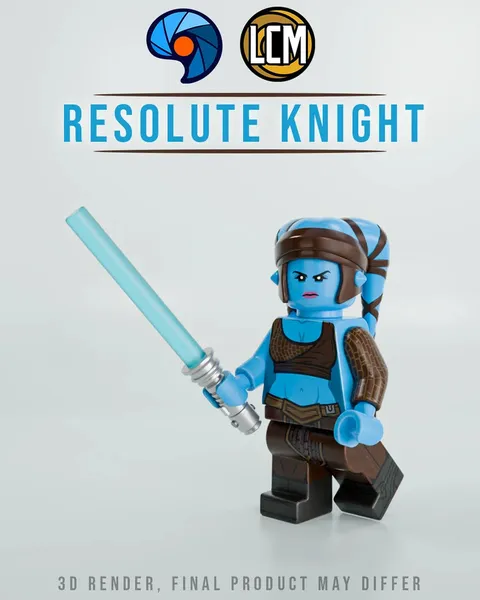 LEGO Baggles Studios x LCM Resolute Knight Aayla Secura | NEW Custom Minifigure