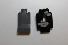 2 Lego Castle Walls 4444 and 54782