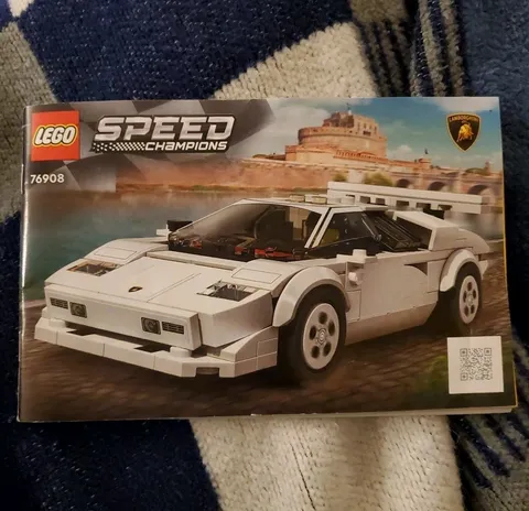 Lego Speed Champions 76908 Lamborghini Countach Instructions Manual Booklet Only