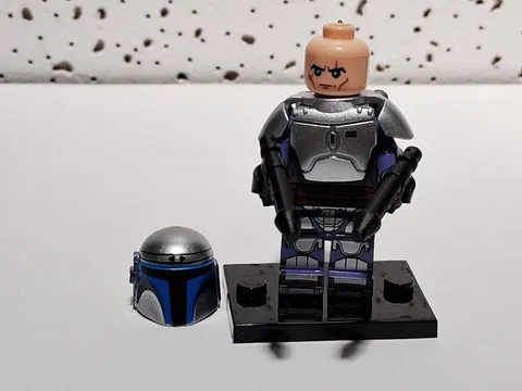 Custom Lego Star Wars Attack Of The Clone Jango Fett Trooper Armored 