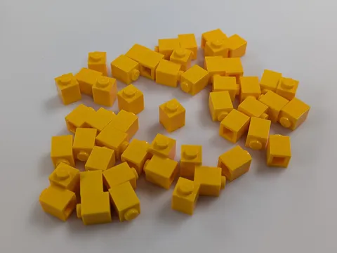 LEGO x50 Bright Light Orange 1x1 Brick (3005) Building Bricks Lot Bulk MOC