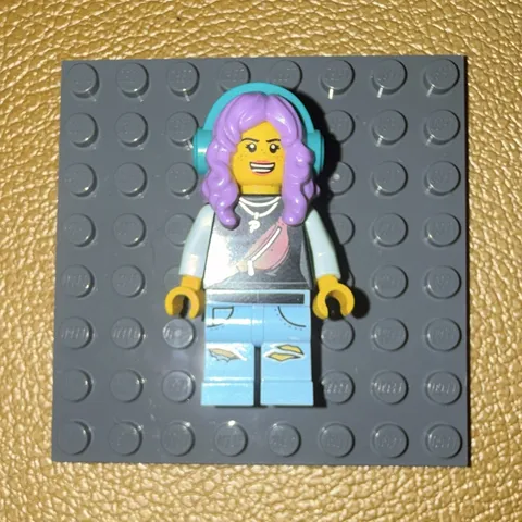 Lego Parker L. Jackson 70437 Denim Jacket Headphones Hidden Side Minifigure