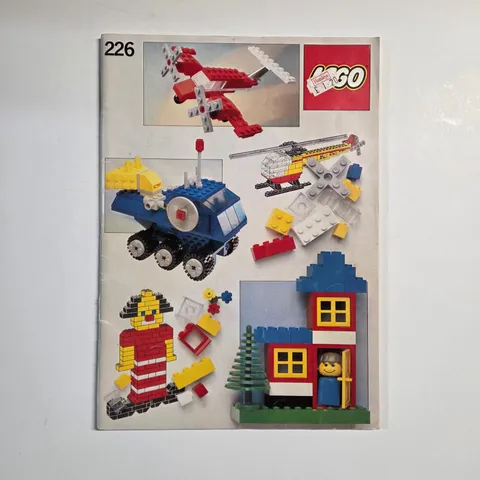LEGO Idea Book 226 Vintage 1981 Building Instructions Manual Multi-Color Guide