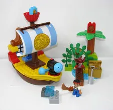 Lego Duplo 10514 Jake's Pirate Ship Bucky Complete Captain Hook