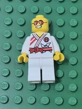 Authentic Lego Ninjago Griffin Turner Minifigure Incomplete Missing Hair Part