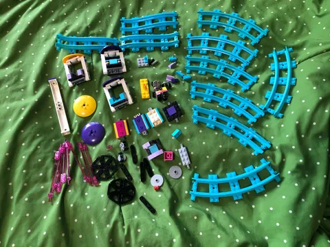 Lego 41130 amusement park parts lot tracks and other pieces