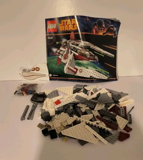 Lego Star Wars Jedi Scout Fighter 75051 Lot Spare Parts Booklet Instructions