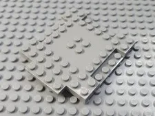 LEGO Light Bluish Gray 8x8x2/3 Brick with Indentations