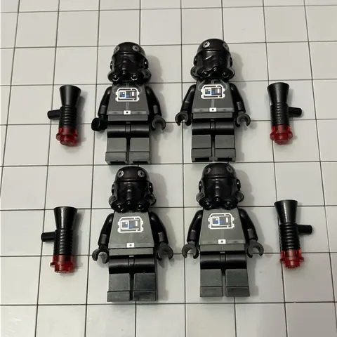LEGO Tie Fighter Minifigure Lot Star Wars Lot Of 4 Stormtrooper E3 62