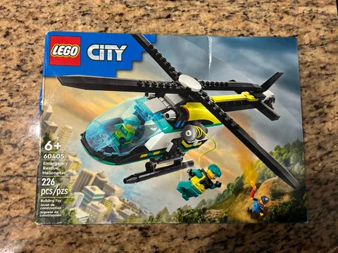 Lego City Set #60405 Emergency Rescue Helicopter ~ BOX DAMAGE