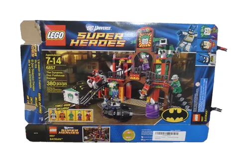 Lego: Lego Batman: The Dynamic Duo Funhouse Escape Set 6857 - Empty Box Only