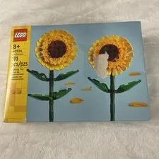 LEGO Botanicals: Sunflowers (40524) New With Box Wear