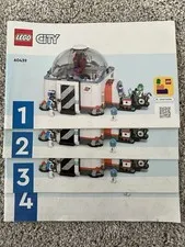 LEGO City 60439 Space Science Lab Instruction Manuals Only.