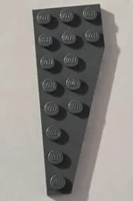 Lego 50305 Dark Bluish Gray Wedge, Plate 8 x 3 Left
