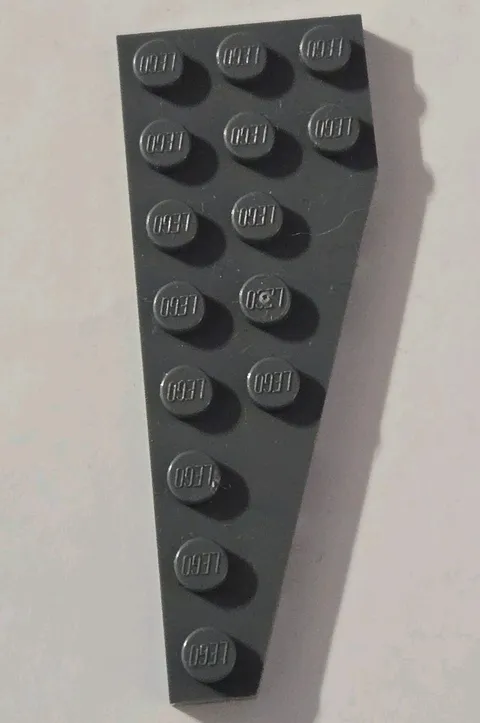 Lego 50305 Dark Bluish Gray Wedge, Plate 8 x 3 Left