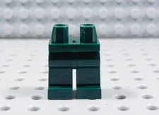 LEGO Dark Green Blank Plain Legs Pants Minifig BL